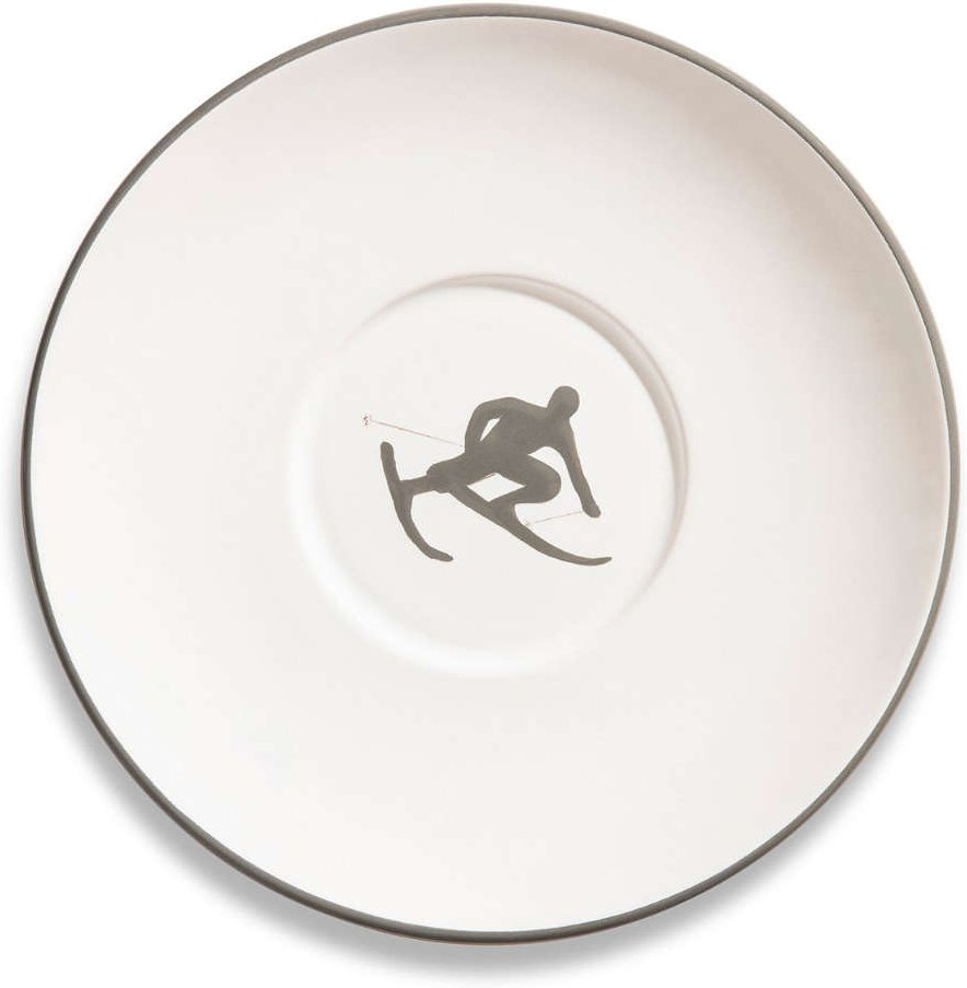 Gmundner Keramik Toni Grau Tee-Untertasse Maxima 18 cm