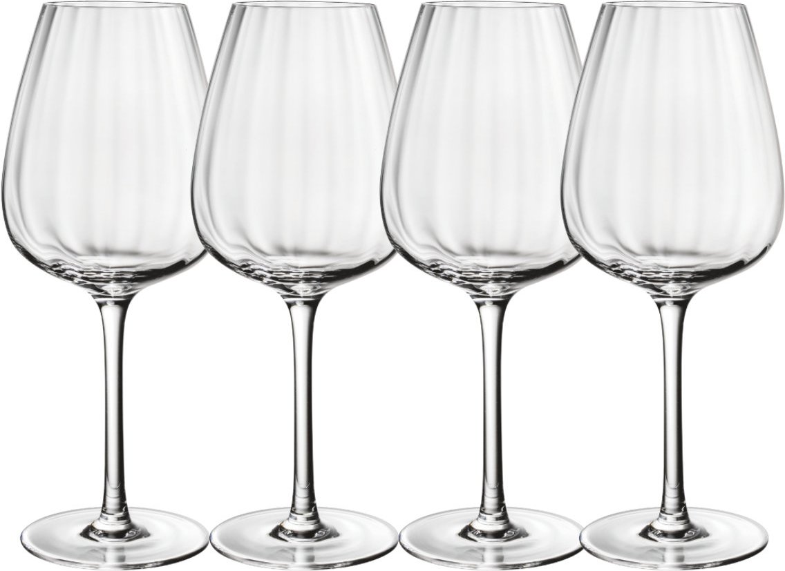 Villeroy & Boch Rose Garden Glas Rotweinkelch Set 4-tlg. 0,20 L