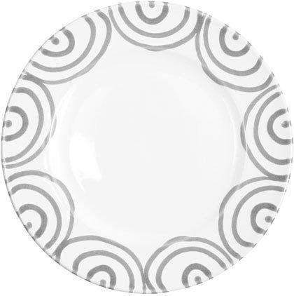 Gmundner Keramik Graugeflammt Dessertteller / Frühstücksteller Gourmet d: 22 cm / h: 2,2 cm