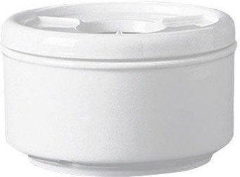 Fürstenberg Wagenfeld Weiß Stövchen 2 tlg. 8 cm