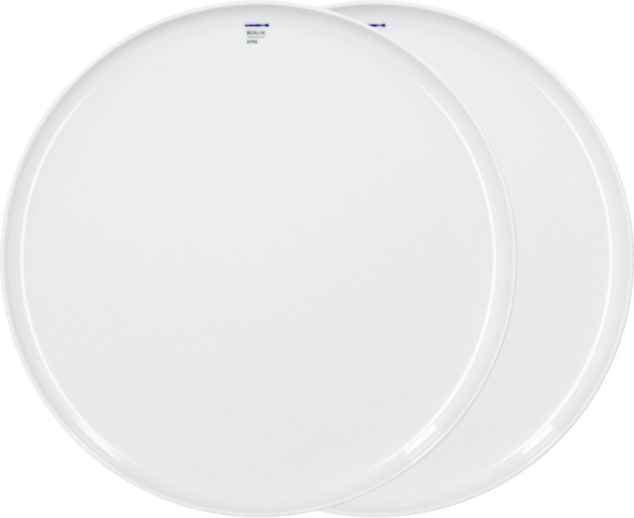 KPM LAB Weiß Teller Duo-Set 19 cm