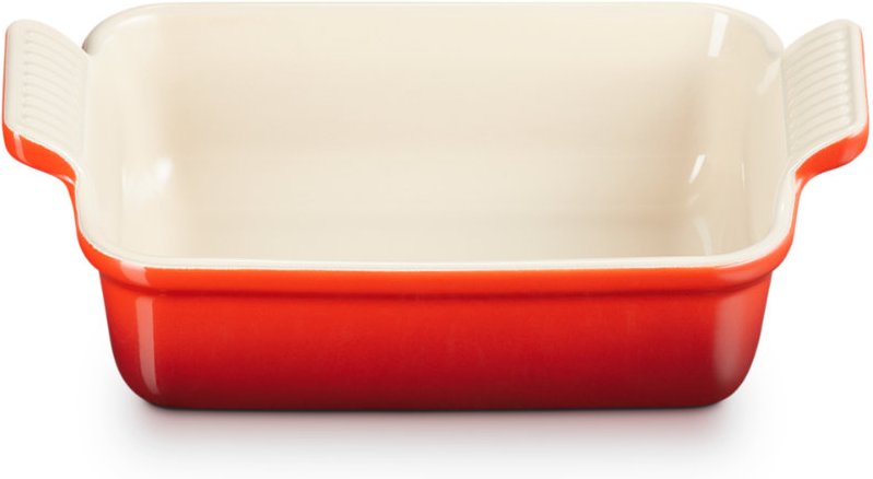 Thumbnail - Le Creuset Poterie Auflaufformen Rechteckige Auflaufform Tradition Kirschrot 19 cm