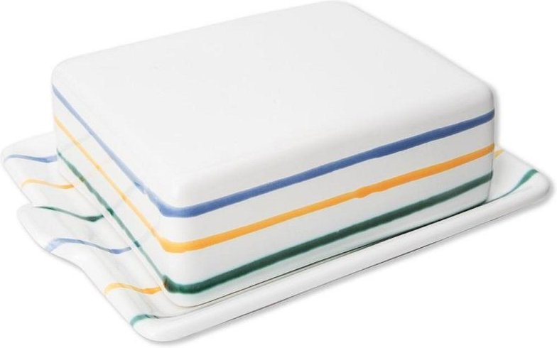 Gmundner Keramik Buntgeflammt Butterdose 250 g