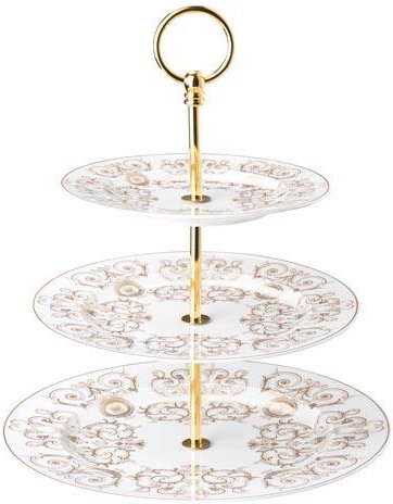 Rosenthal Versace Medusa Gala Etagere 3-tlg. Teller 18-22-27 cm