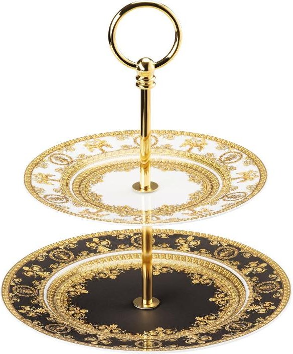 Rosenthal Versace I love Baroque Etagere klein 2-tlg. Teller 18-22 cm