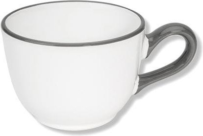 Gmundner Keramik Grauer Rand Kaffee-Obertasse Classic 0,19 L