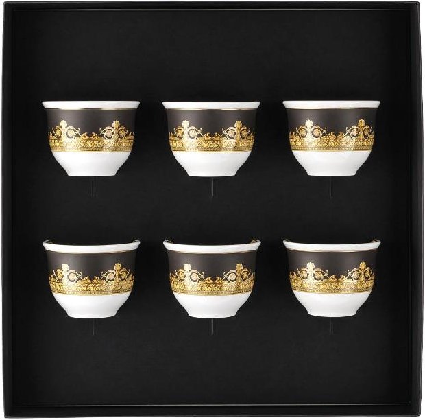 Rosenthal Versace I love Baroque Becher klein ohne Henkel 0,08 L Set 6-tlg.