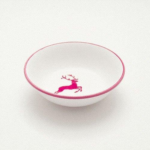 Gmundner Keramik Bordeauxroter Hirsch Müslischale klein 14 cm