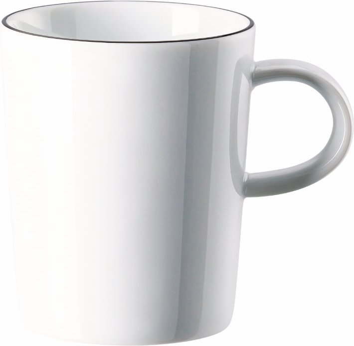 Thomas Cucina Colori Black Becher mit Henkel 0,28 L