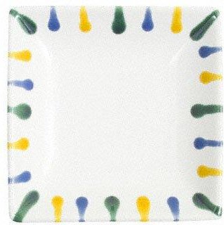 Gmundner Keramik Buntgeflammt Snack Schale 11 x 11 cm