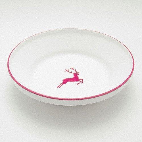 Gmundner Keramik Bordeauxroter Hirsch Reifschüssel ohne Henkel 32 cm