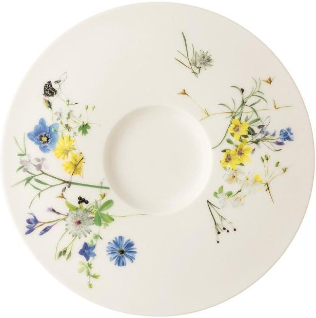 Thumbnail - Rosenthal Brillance Fleurs des Alpes Suppen-Untertasse 18,5 cm