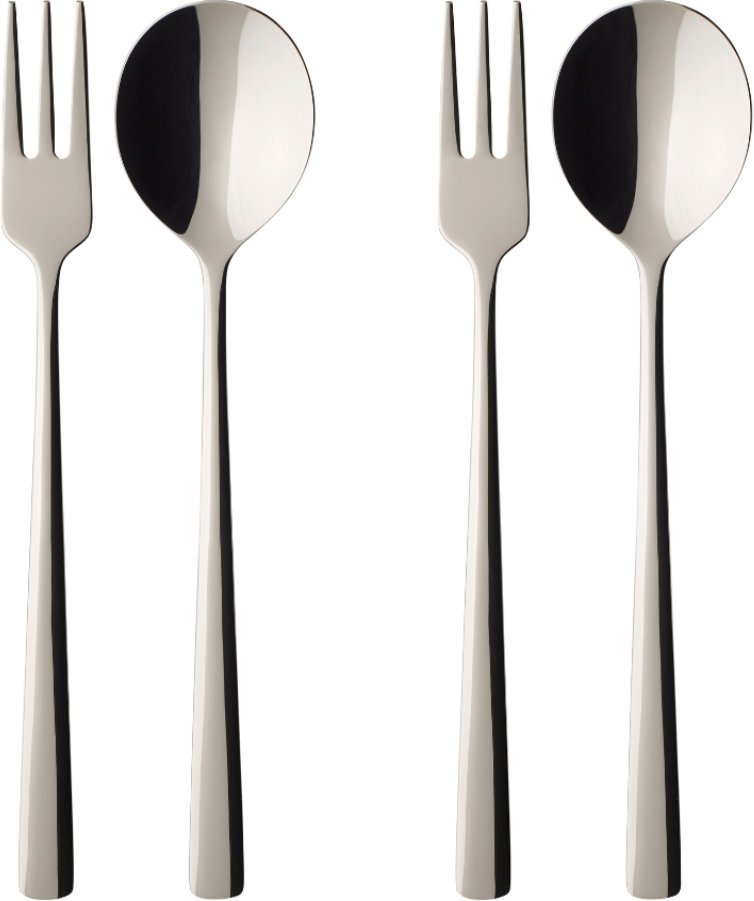 Villeroy & Boch Besteck Daily Line Specials - 18/10 Edelstahl Spaghettibesteck Set 4-tlg.