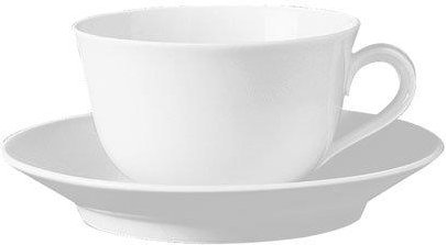 Fürstenberg Wagenfeld Weiß Cappuccino Untertasse