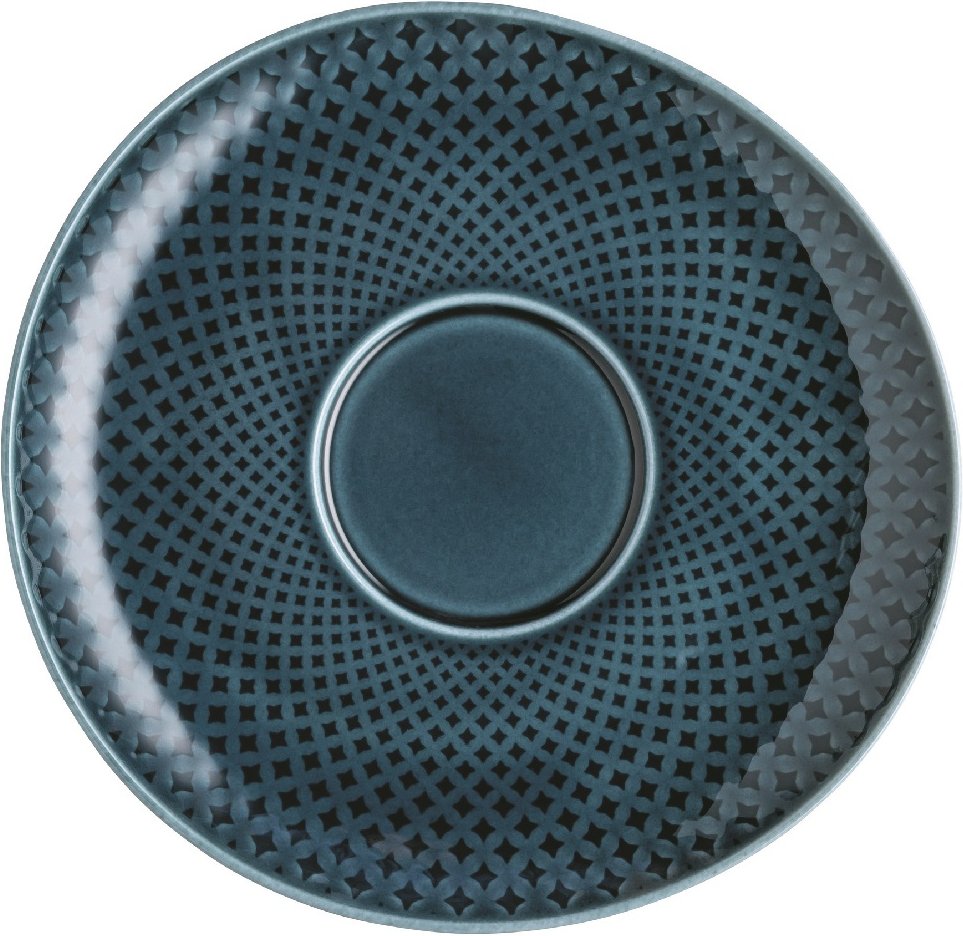 Rosenthal Junto Ocean Blue - Porzellan Cafe au Lait Untertasse 18 cm