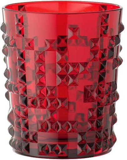 Nachtmann Punk Becher Glas - Rubin 0,34 L