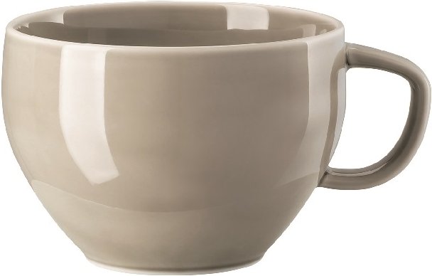 Rosenthal Junto Pearl Grey - Porzellan Cafe au Lait Obertasse 0,40 L