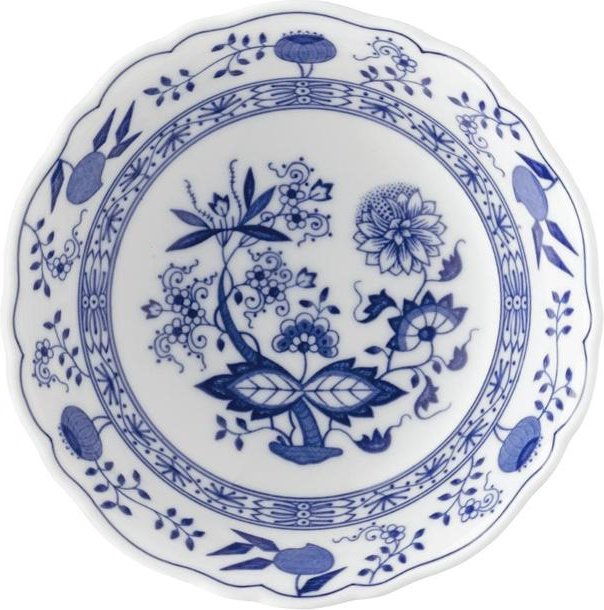 Hutschenreuther Blau Zwiebelmuster Dessertschale 16 cm