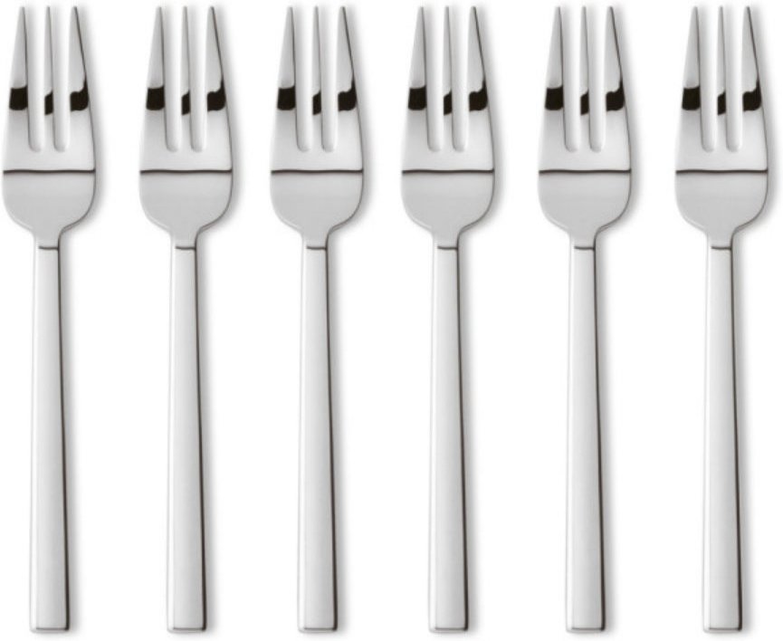 Sambonet Neutra - Edelstahl 18/10 Kuchengabeln Set 6-tlg.