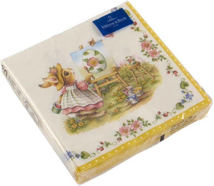 Villeroy & Boch Oster Accessoires Serviette Lunch Hasen 20 Stück 33x33 cm