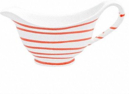 Gmundner Keramik Rotgeflammt Sauciere Gourmet 0,2 L / h: 10 cm