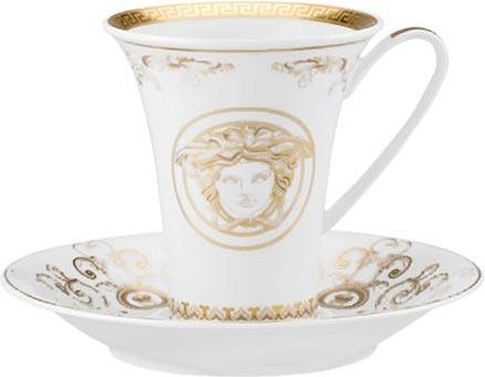 Rosenthal Versace Medusa Gala Gold Kaffeetasse 2-tlg. 0,18 L