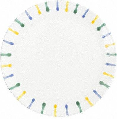 Gmundner Keramik Buntgeflammt Speiseteller Cup 28 cm