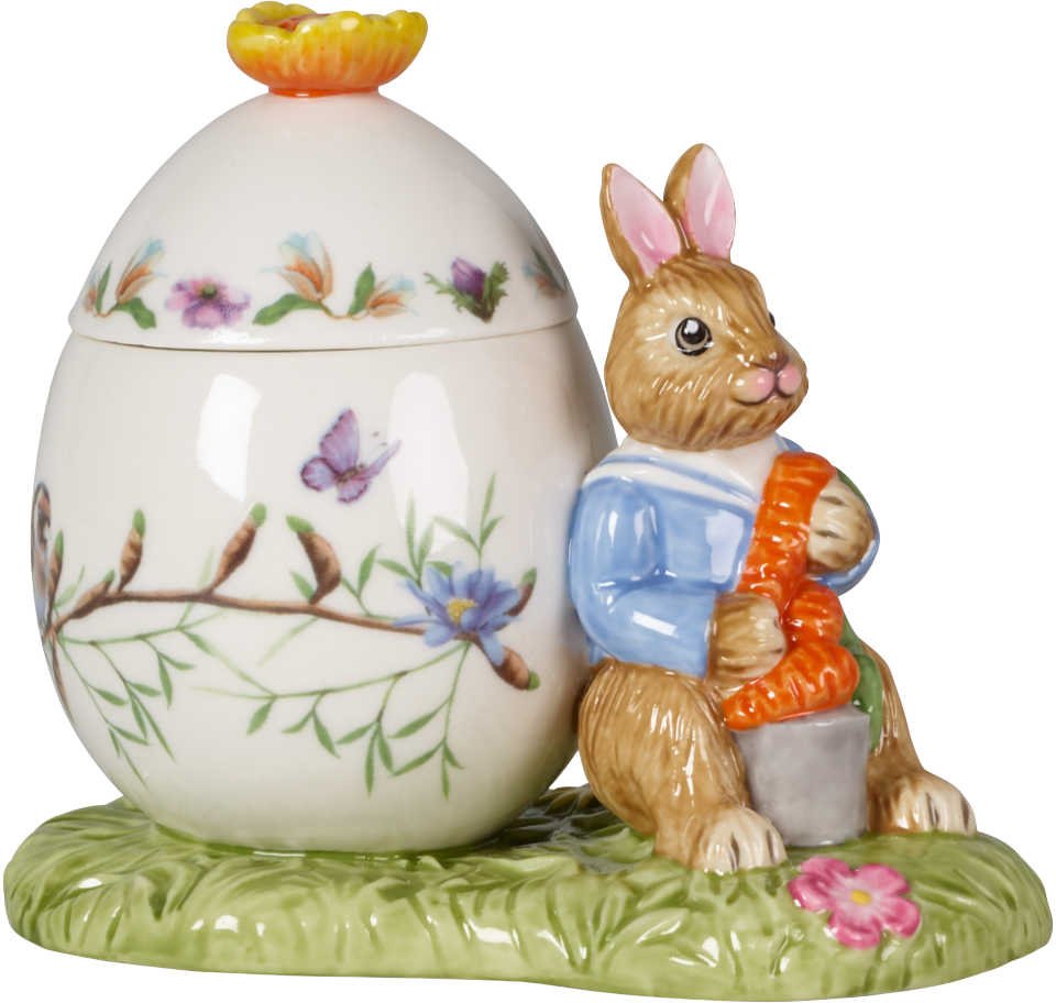 Villeroy & Boch Bunny Tales Osterei-Dose Max mit Möhre 11x6,5x9,5 cm / 90 ml