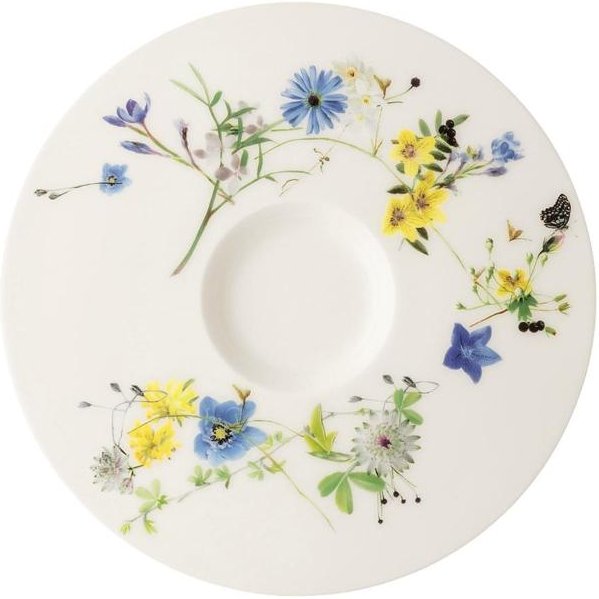 Rosenthal Brillance Fleurs des Alpes Kaffee-Untertasse 15,5 cm