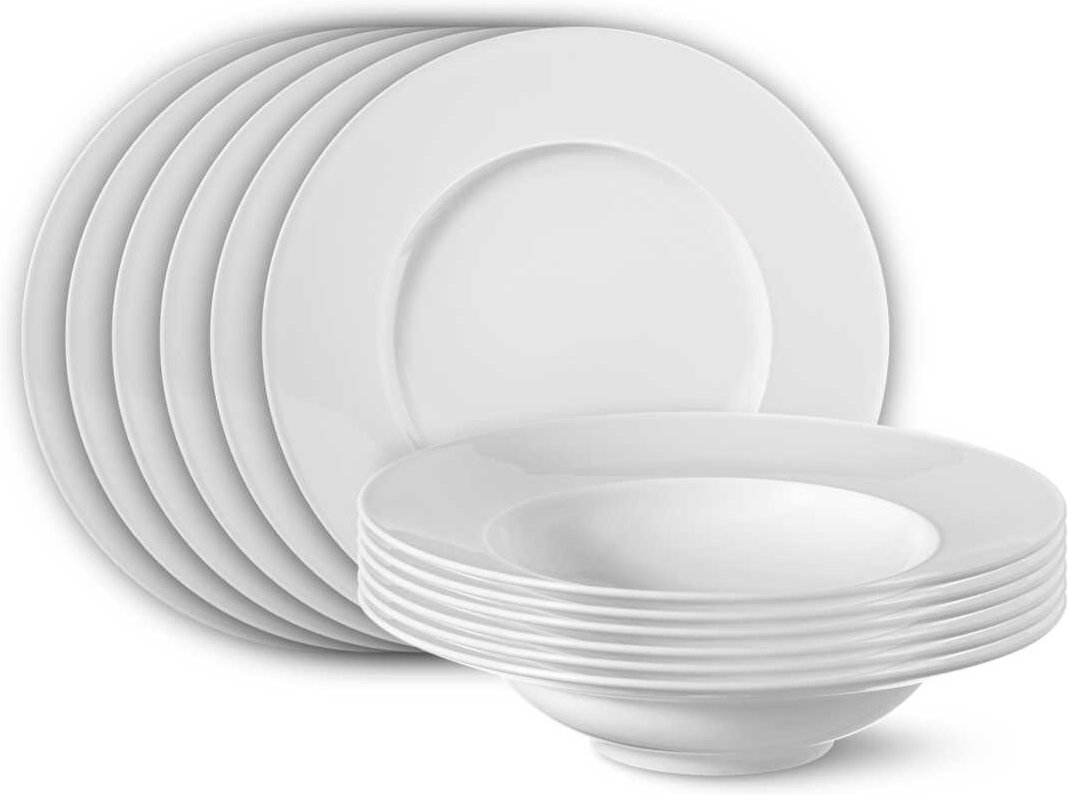 KPM Urania Weiß Tafel-Set 12-tlg.