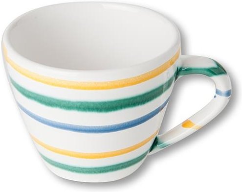 Gmundner Keramik Buntgeflammt Cappuccino-Obertasse 0,16 L / h: 6,8 cm