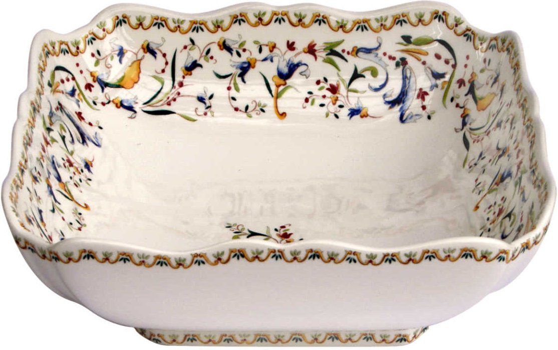 Gien Toscana Salatschale eckig 24 cm