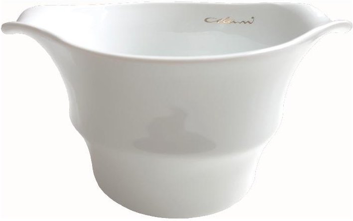 Luigi Colani Porzellan Ab ovo Black & White Müslischale mit 2 Griffen white 0,40 L