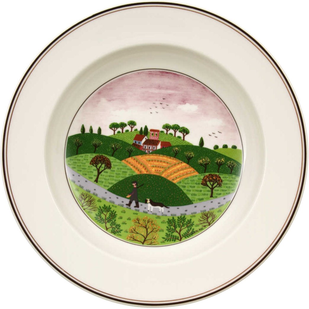 Villeroy & Boch Design Naif Suppenteller Jäger 21 cm