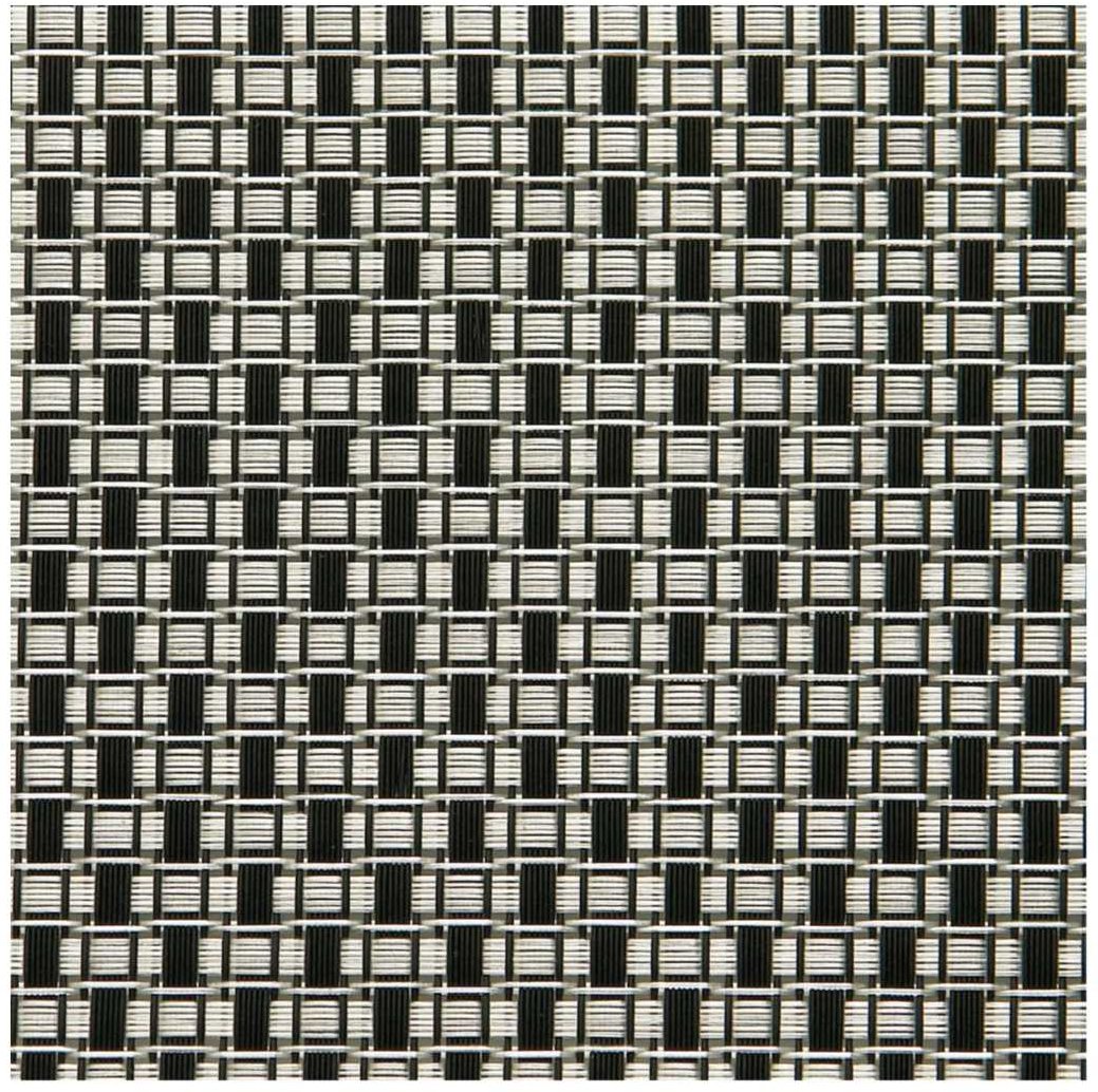 Sambonet Linea Q Tischsets Tischset 1 tlg. schwarz/weiß 42x33 cm