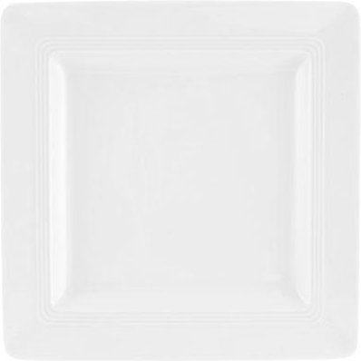 Friesland Jeverland Weiß Frühstücksteller eckig 21,5x21,5 cm