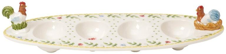 Villeroy & Boch Spring Awakening Ei-Boot Hahn & Henne 31x12 cm