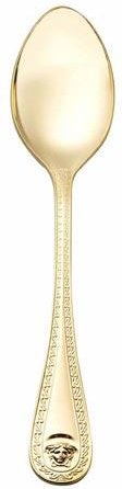 Rosenthal Versace Medusa Besteck 14 gramm vergoldet - Feingold 999 Tafellöffel 20,5 cm