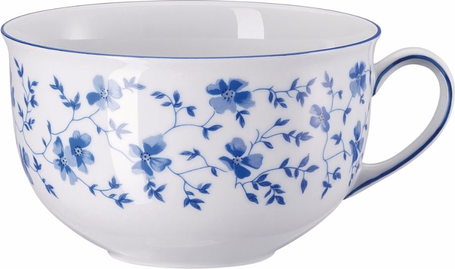 Rosenthal Form 1382 Blaublüten Café au lait Obertasse 0,30 L