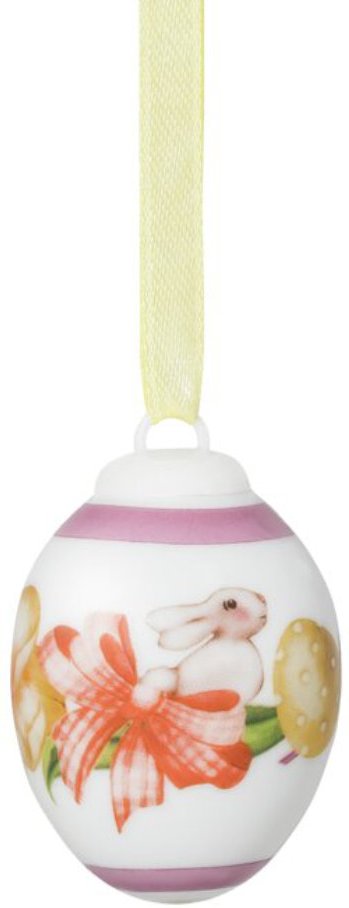 Hutschenreuther Frühlingswiese Porzellan-Mini-Ei Osterhase im Geschenkkarton 5 cm