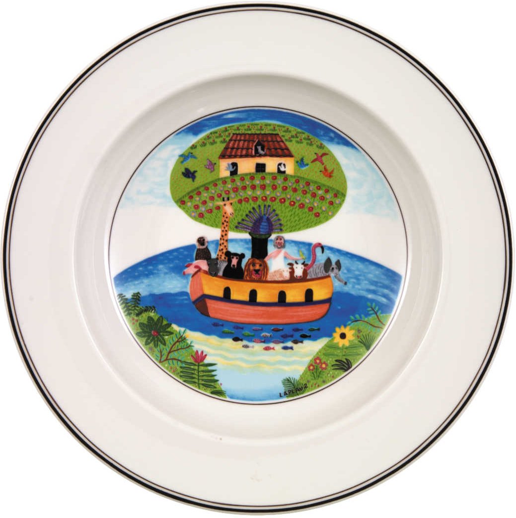 Villeroy & Boch Design Naif Suppenteller Arche Noah 21 cm