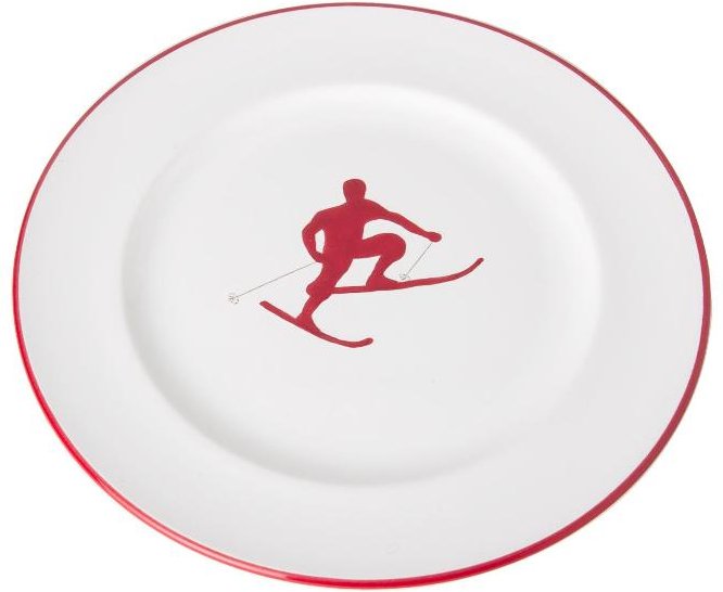 Thumbnail - Gmundner Keramik Toni Rubinrot Dessertteller Gourmet 22 cm