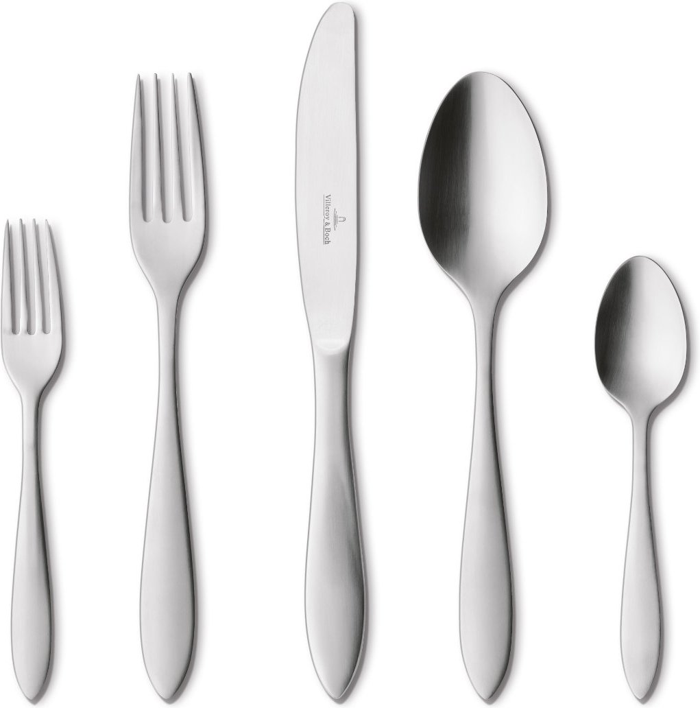 Villeroy & Boch Arthur gebürstet - 18/10 Edelstahl Tafelbesteck Set 30-tlg.