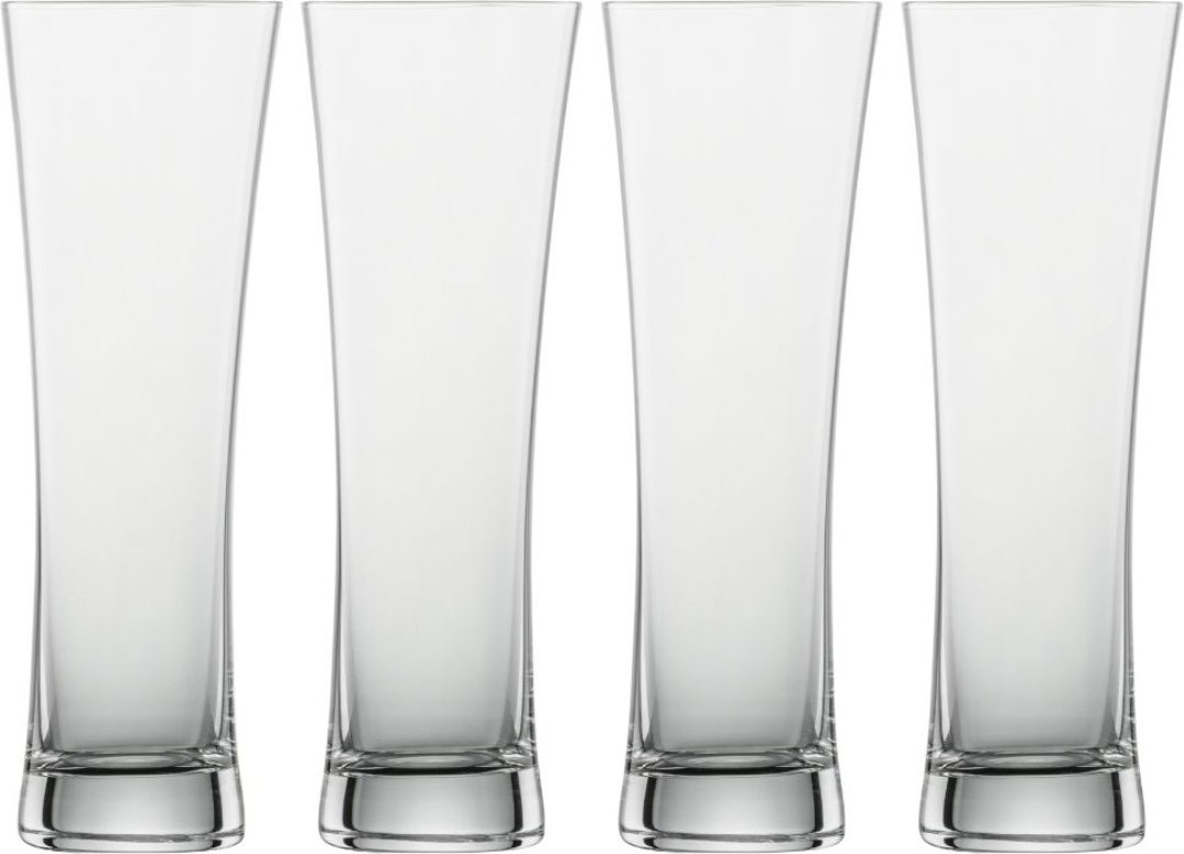 Schott Zwiesel Beer Basic Weizenbierglas klein mit Moussierpunkt Set 4-tlg. 0,45 L
