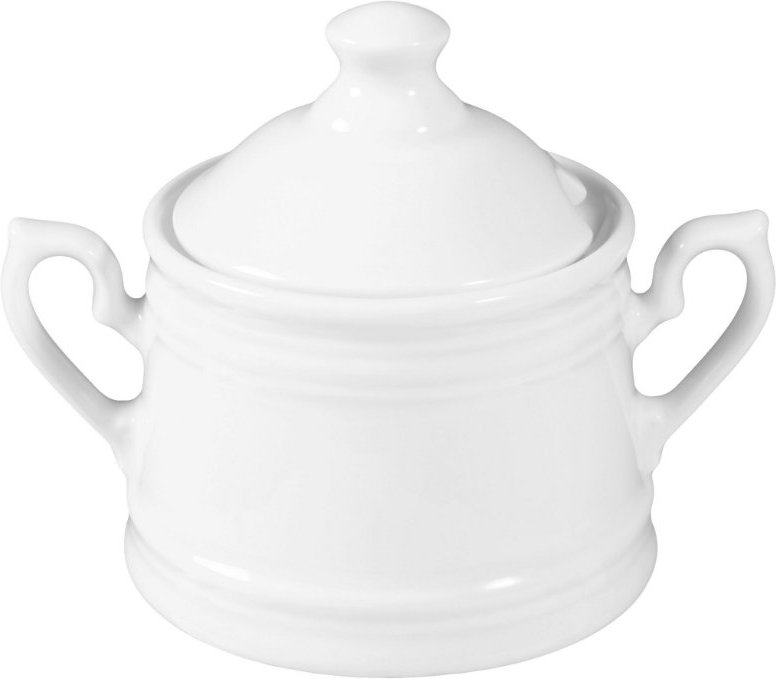 Tettau Worpswede Weiß Zuckerdose 0,18 L