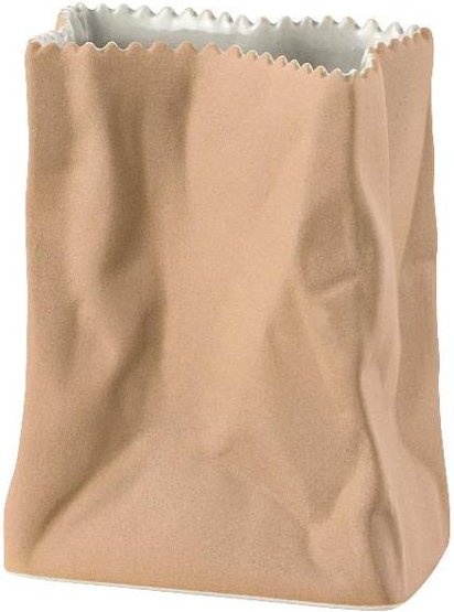 Thumbnail - Rosenthal studio-line Tütenvase braun matt im Geschenkkarton 10 cm