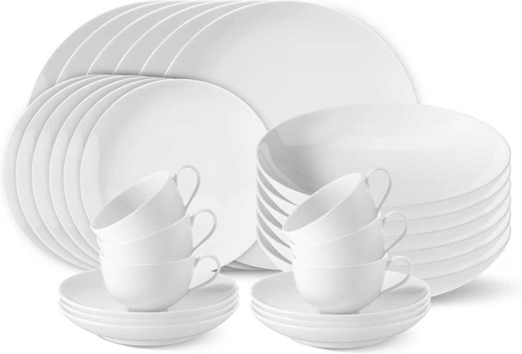 KPM Urbino Weiß Dinner-Set 30-tlg.