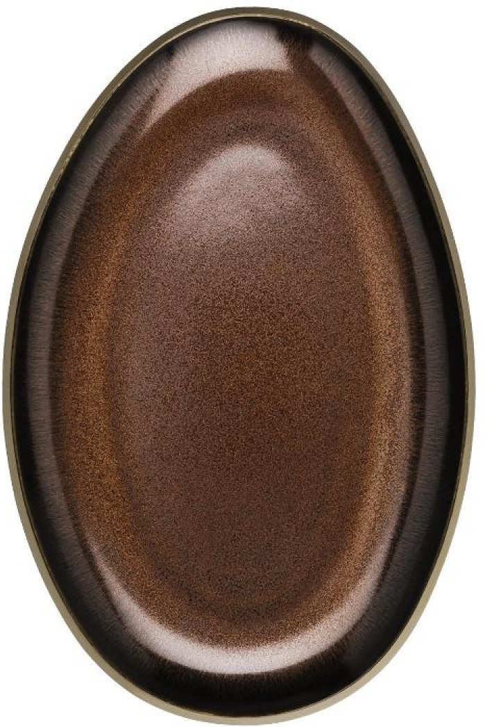 Rosenthal Junto Bronze - Steinzeug Platte 25 cm