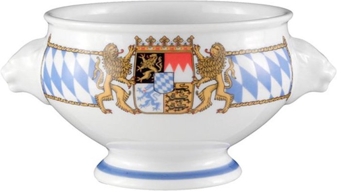 Seltmann Weiden Compact Bayern Löwenkopfterrine o. De. 'Weisswursttopf' 0,5 L