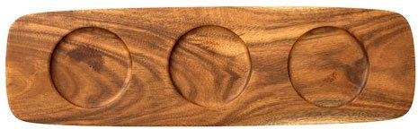 Villeroy & Boch Artesano Original Tablett Dipschälchen Holz L: 30 cm